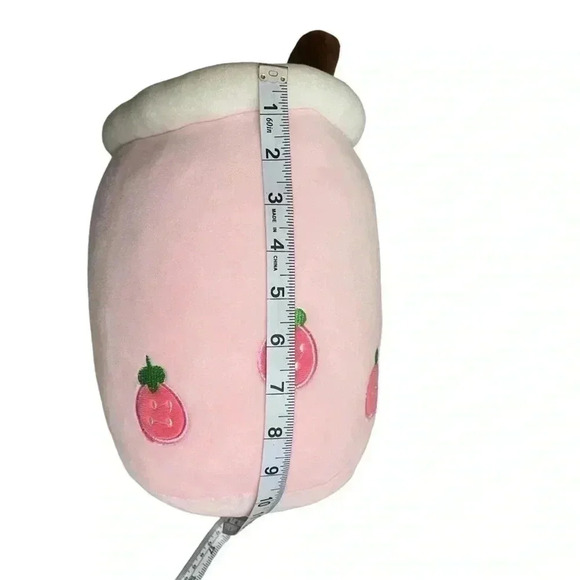 Pink Boba Milkshake Medium Plush Stuffed Toy - Picture 8 of 9